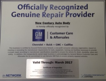 Off. Recognized Genuine Repair Provider